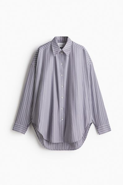 Grey Striped Shirt